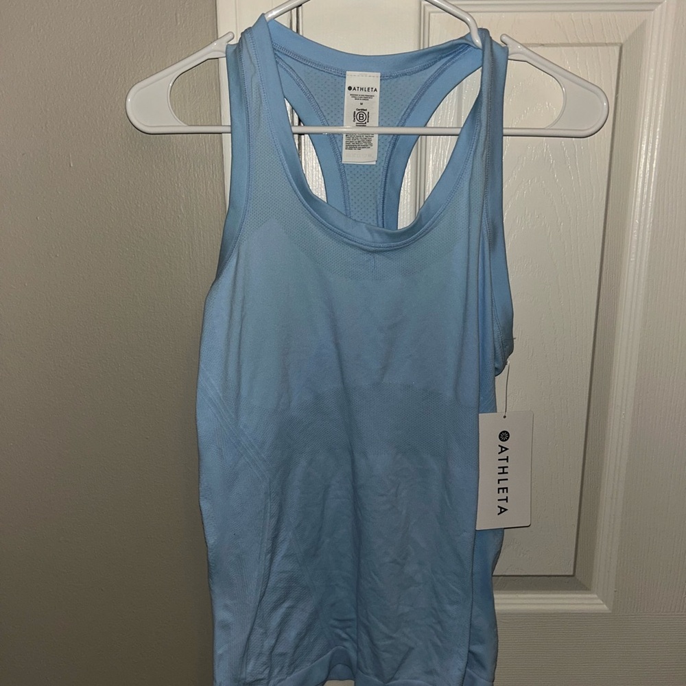 Athleta Sky Blue Racerback Tank